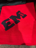 Blanket, red EM