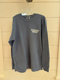 Adult long-sleeve t-shirt dark gray Hardly Able