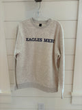 Adult crewneck sweatshirt ash navy lake