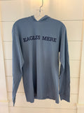 Adult hooded long-sleeve t-shirt denim