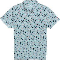 Polo shirt, sailboat oars