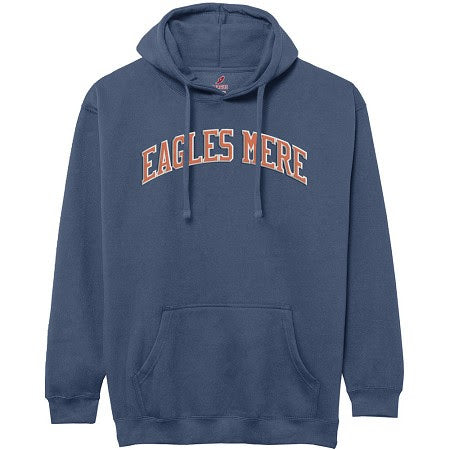 Hoodie, indigo orange