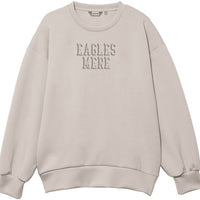 Sweatshirt, crewneck women's block letters