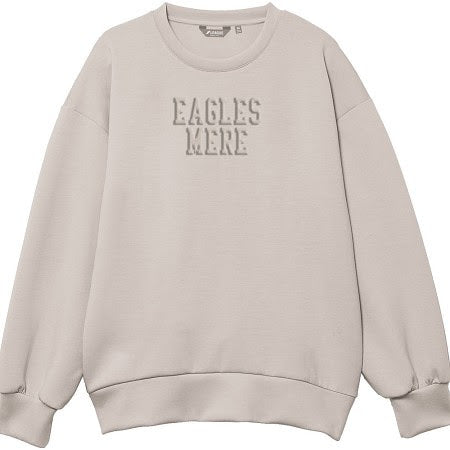 Sweatshirt, crewneck women's block letters