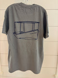 Adult short-sleeve t-shirt gray Hardly Able back
