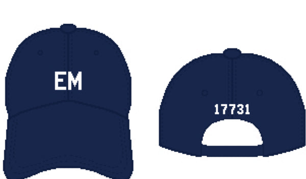 Hat, needlepoint navy