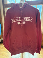 Sweatshirt, hoodie zip code crimson
