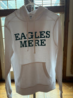 Sweatshirt, hoodie white dark green