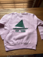 Sweatshirt, toddler pink green