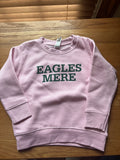 Sweatshirt, toddler pink green