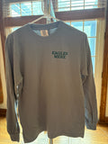 T-shirt, long sleeve granite dark green
