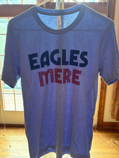 T-shirt, short-sleeve blue navy/red