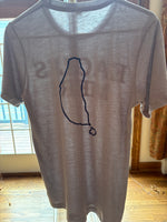 T-shirt, short-sleeve gray lake