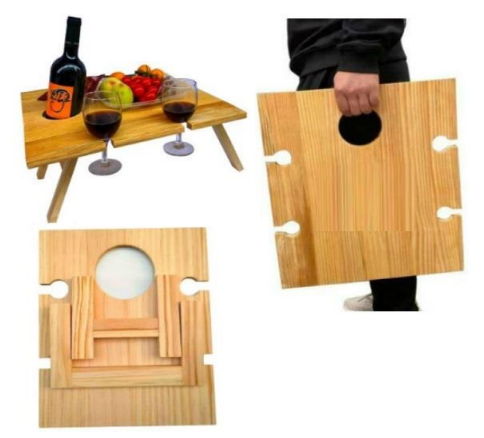 Picnic wine table