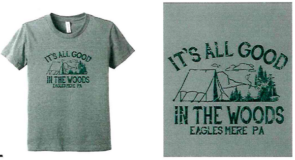 Youth short-sleeve t-shirt: It's all good in the woods
